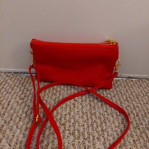 Small Red Leather Purse